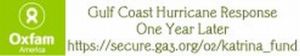 OXFAM Hurricane Katrina Response & Relief Fund